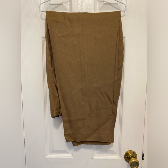 Liz Claiborne Pants - LIZ CLAIBORNE Plus Pleated Button Dress pants Brown with pockets office wear